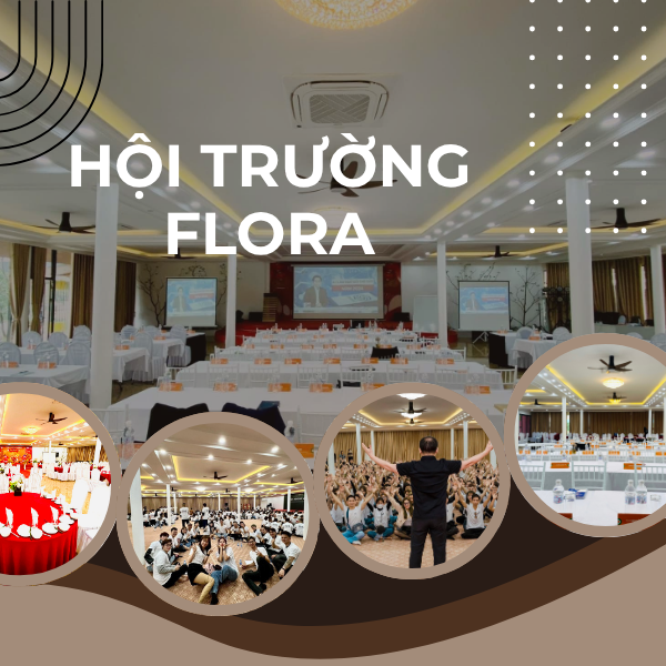 Không gian hội trường tại Flora Resort